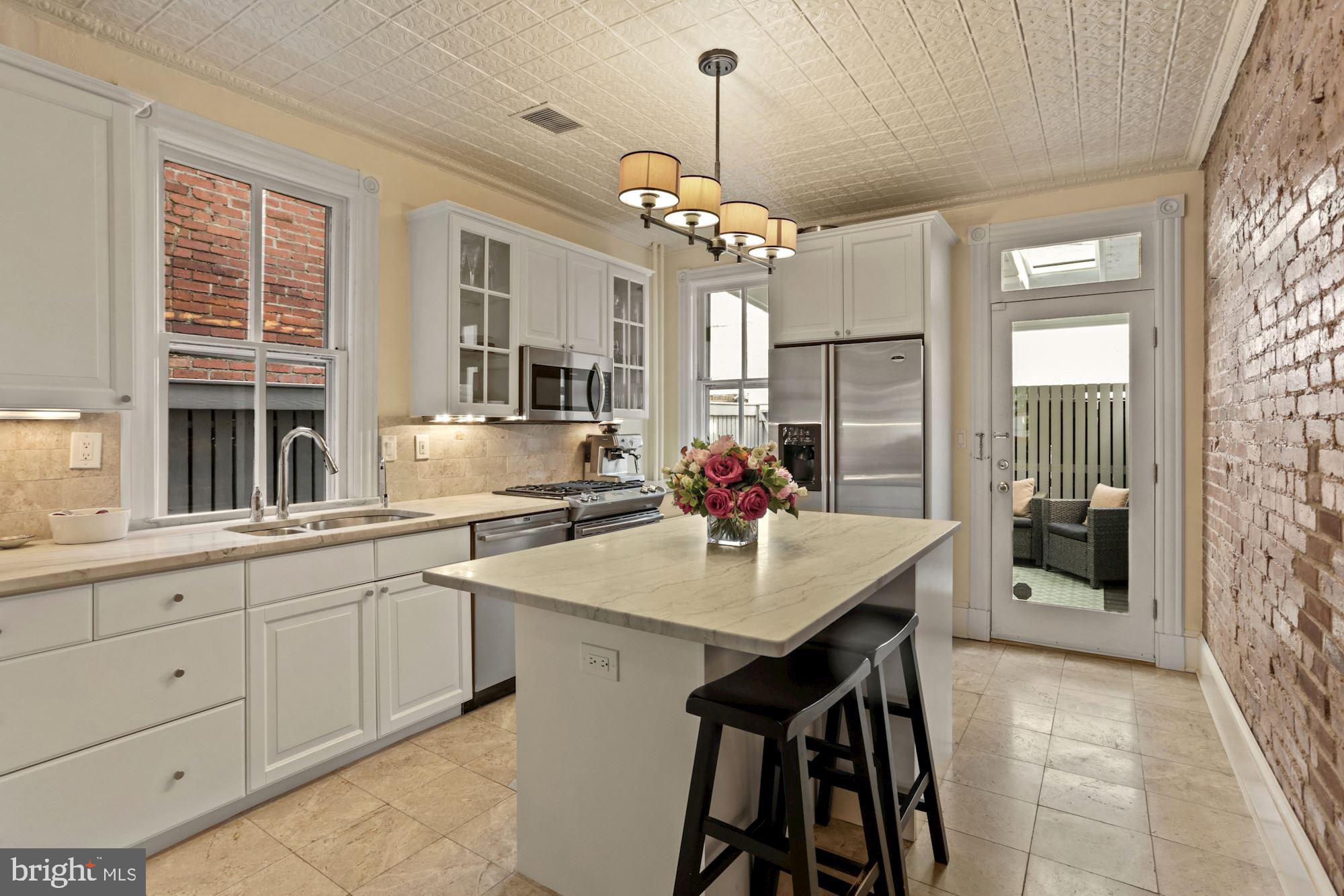 3402 Dent Place Northwest Washington, DC 20007 - Photo 2 of 15 Updated kitchen