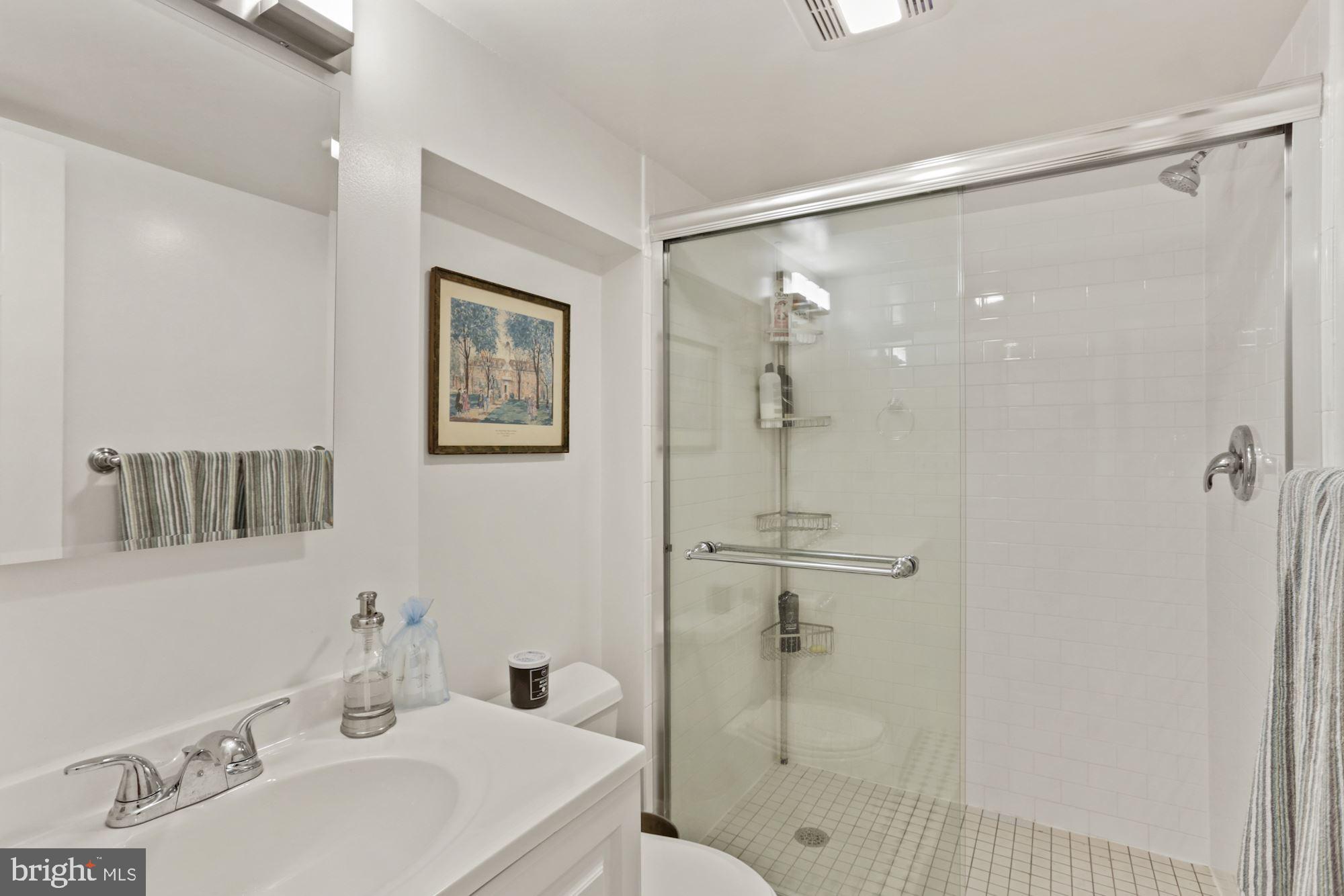 3402 Dent Place Northwest Washington, DC 20007 - Photo 14 of 15 Lower level full bathroom