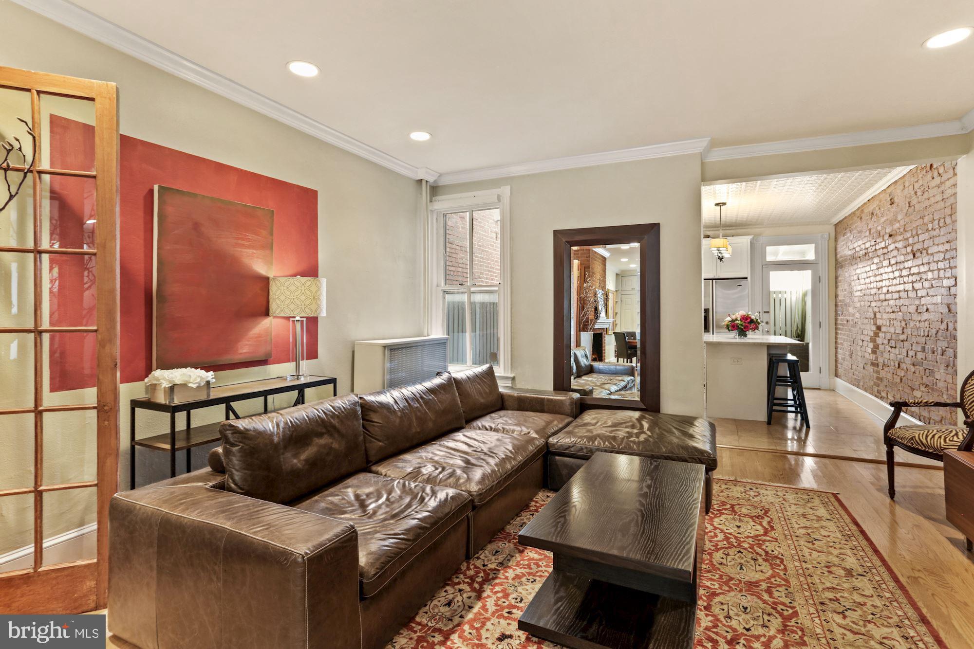 3402 Dent Place Northwest Washington, DC 20007 - Photo 5 of 15 Living area off kitchen
