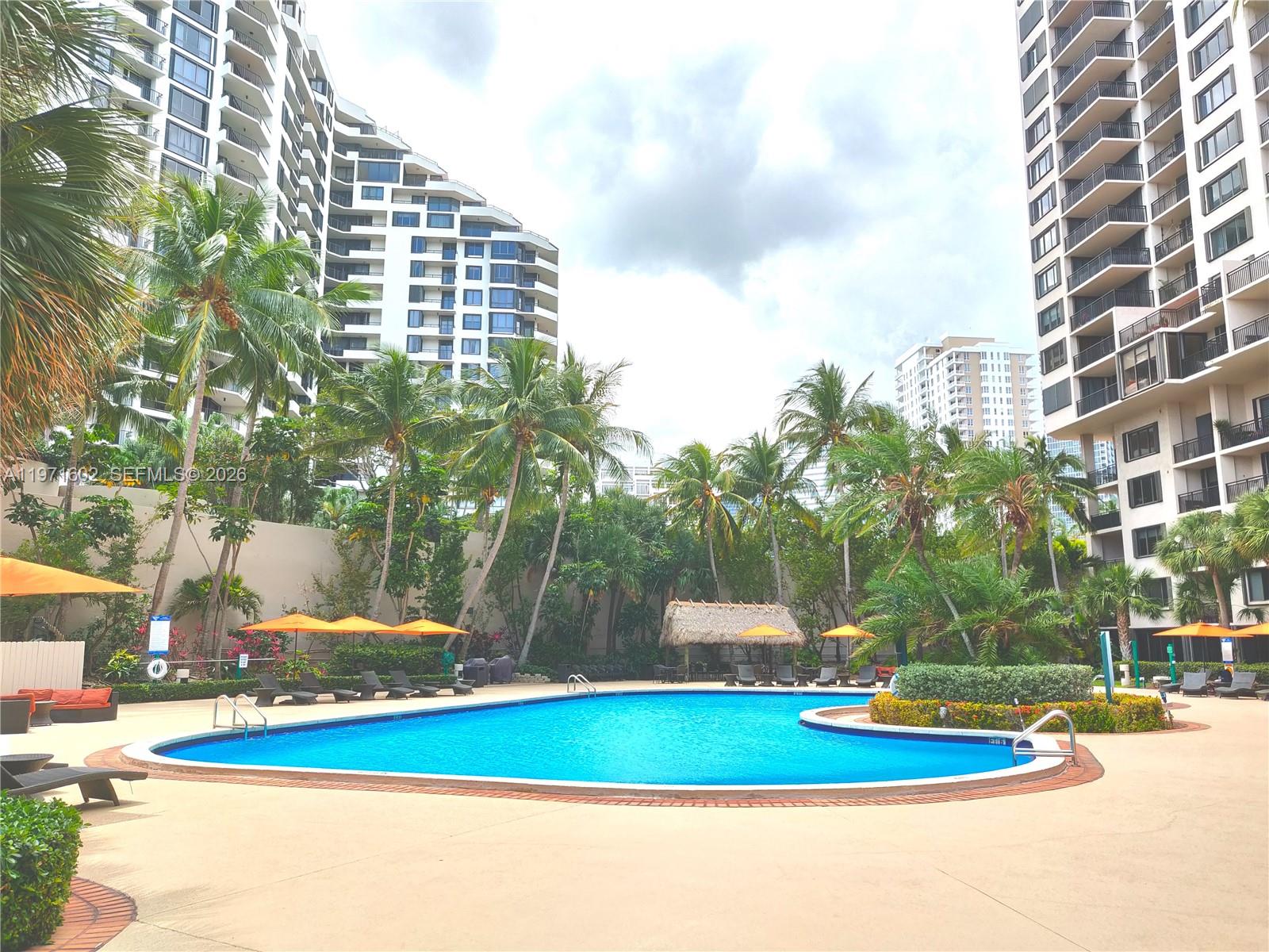 540 Brickell Key Drive, Unit 414 Miami, FL 33131 - Photo 33 of 46 Pool area