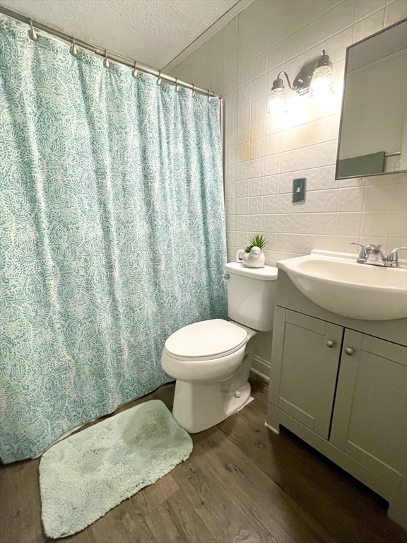 1107 Allen Street Springfield, MA 01118 - Photo 8 of 16 a bathroom with a toilet a sink and curtain