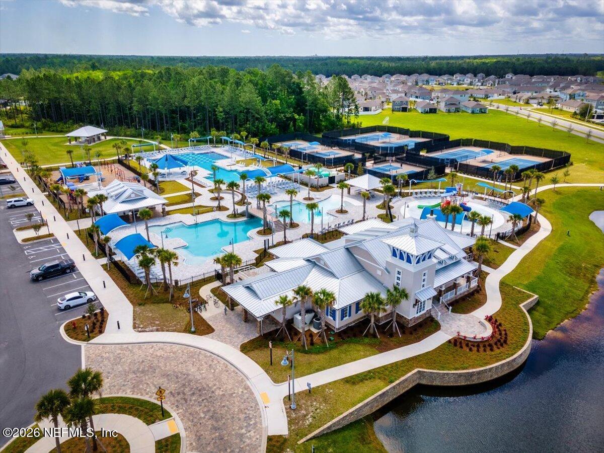 55 Seton Court St. Augustine, FL 32092 - Photo 19 of 20 a view of swimming pool with outdoor seating and yard