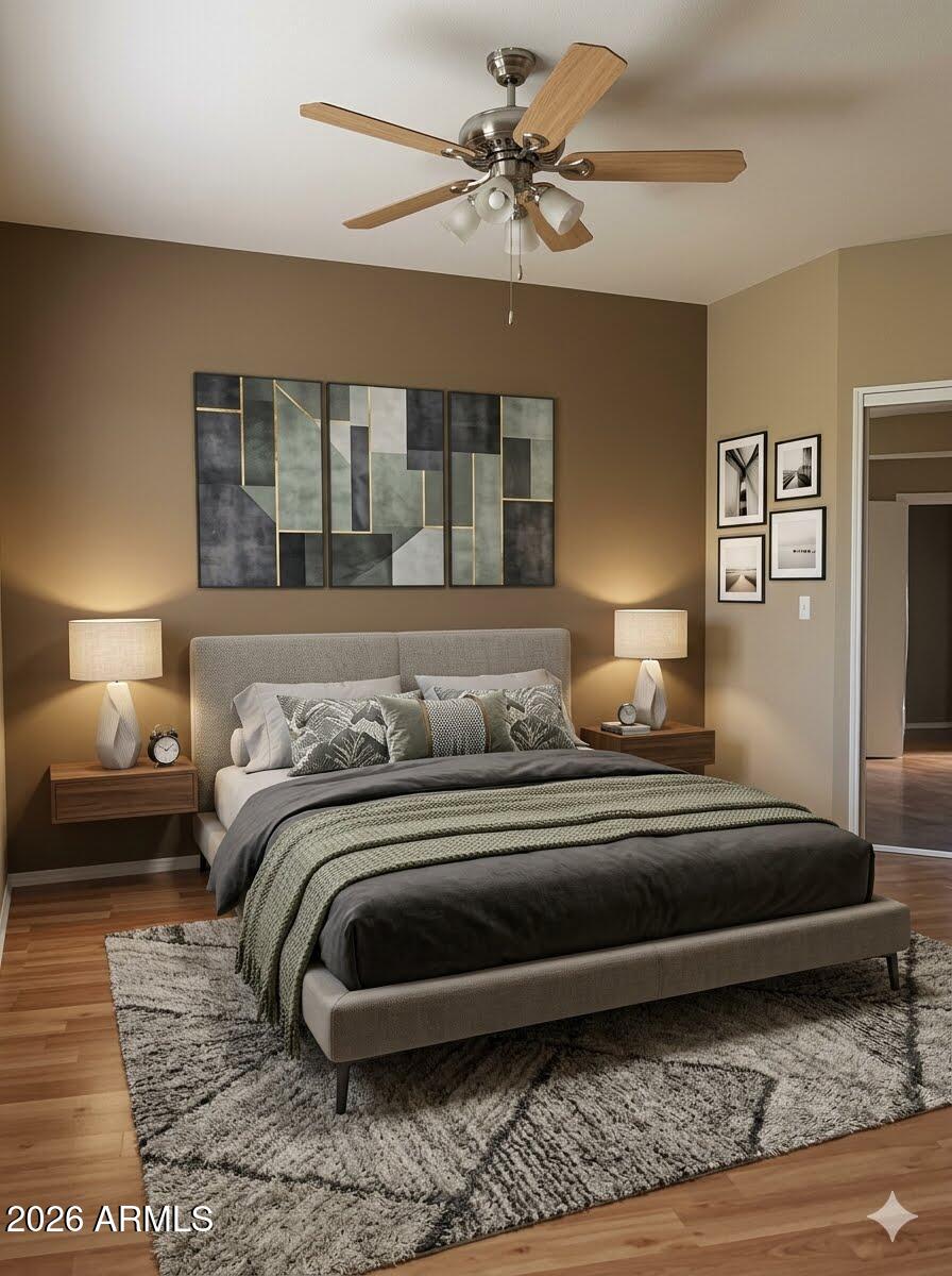 1701 East Colter Street, Unit 474 Phoenix, AZ 85016 - Photo 5 of 49 Front bedroom furnished 474
