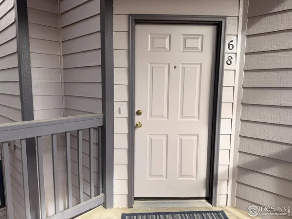 a view of front door