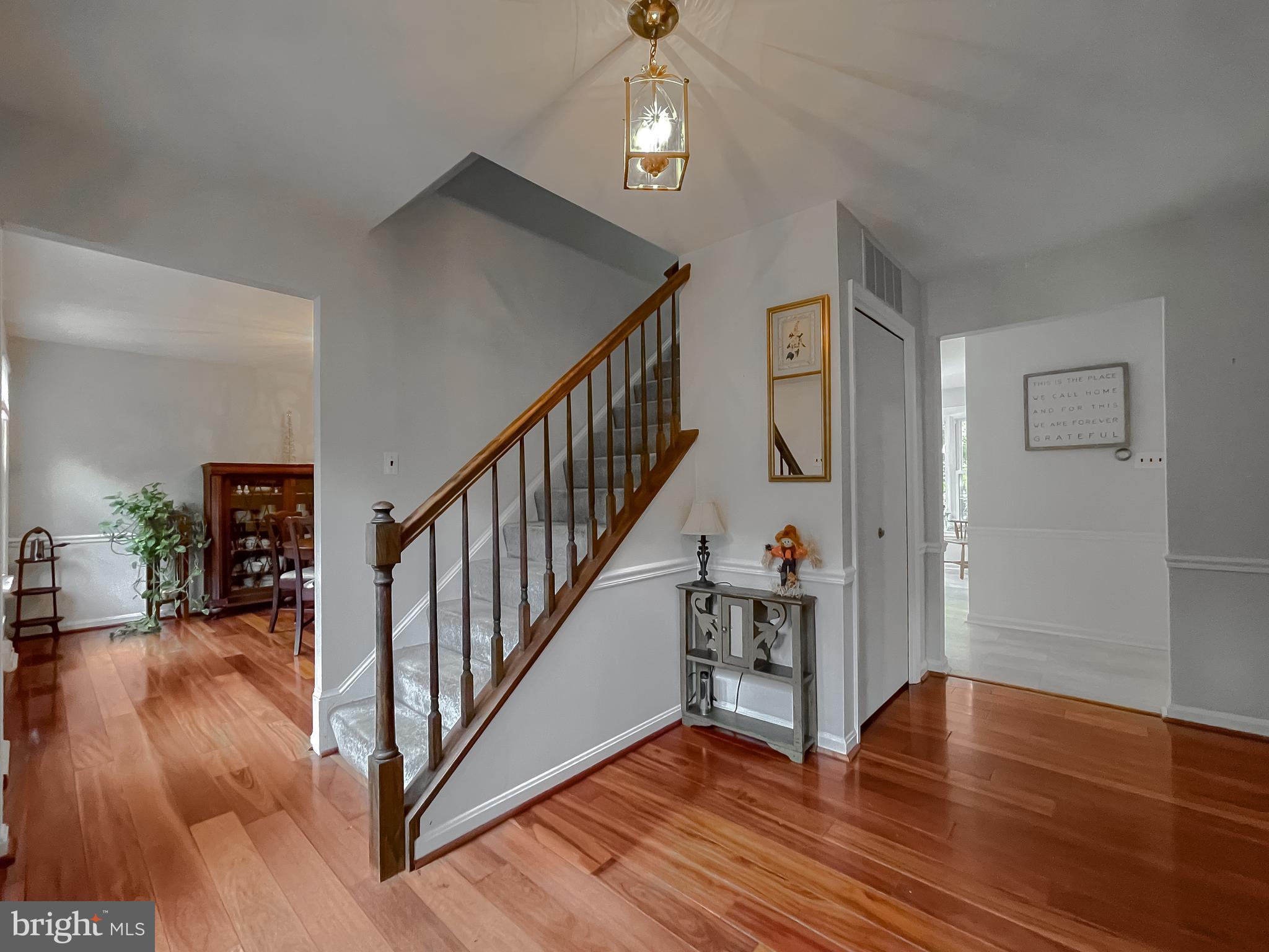 513 Clarks Run Road La Plata, MD 20646 - Photo 4 of 35 a view of entryway and hall with wooden floor