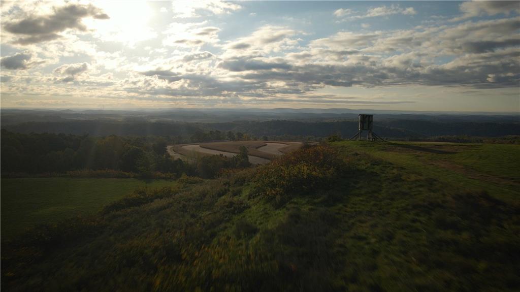 a view of an ocean from a floor