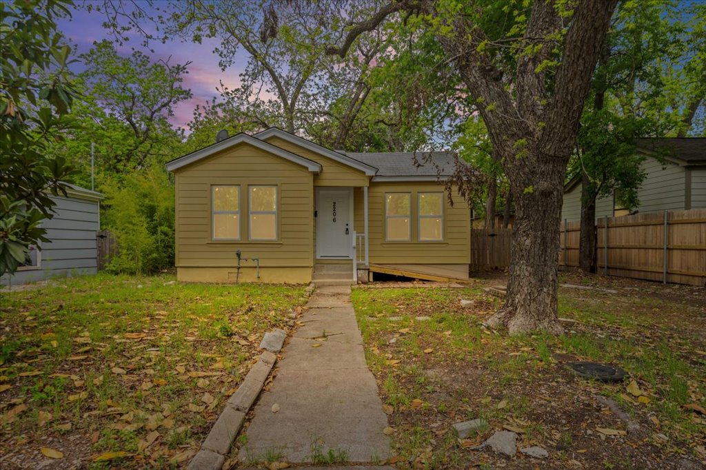 a house with a yard