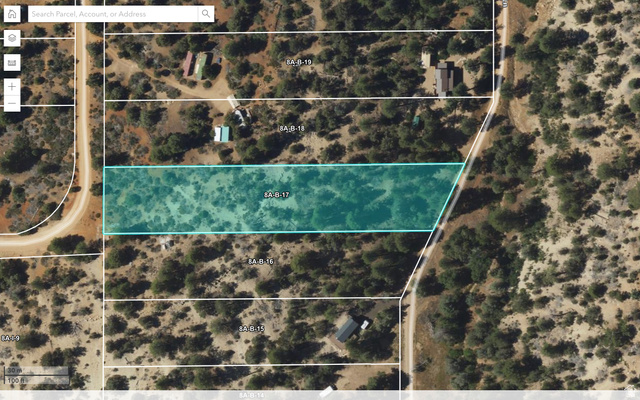 17 West Pine Street, Unit 17 Orderville, UT 84758 - Photo 5 of 15 Aerial overview of property's approximate location featuring property boundaries highlighted