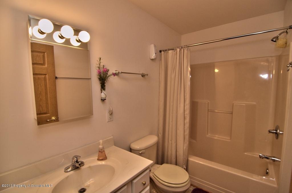 1633 Howe Road Moscow, PA 18444 - Photo 45 of 59 a bathroom with a sink a toilet and shower