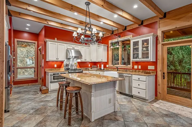 a front view of a house with a balcony