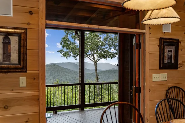 a kitchen with a stove and a wooden cabinets