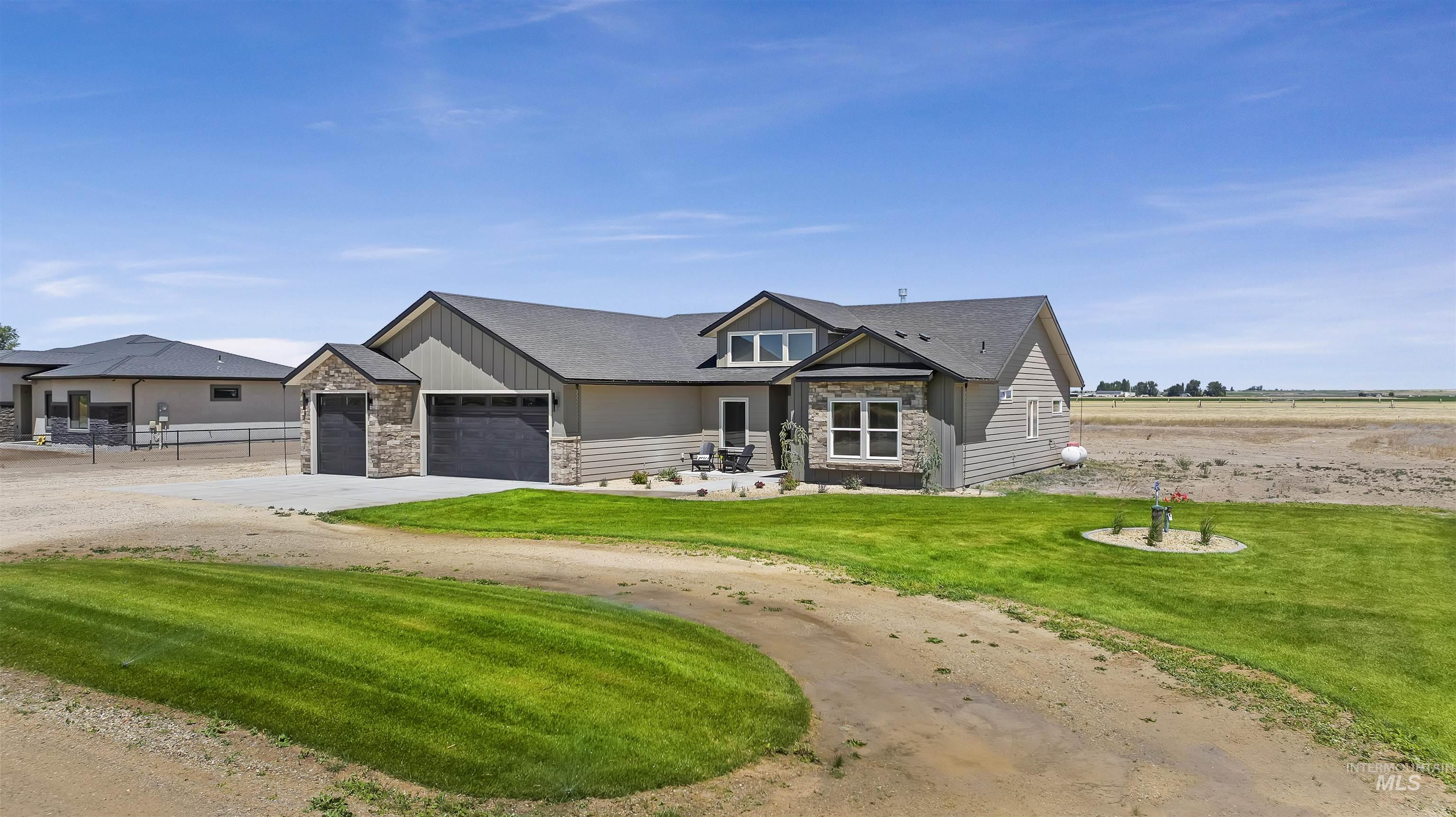 378 West 100 South Rupert, ID 83350 - Photo 3 of 50 Contemporary single-story residence featuring a combination of siding and stone veneer