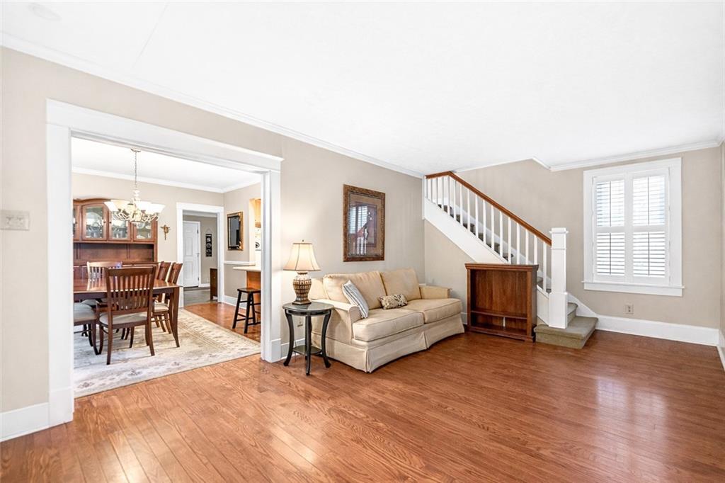 158 Market Street Beaver, PA 15009 - Photo 9 of 38 a living room with furniture and a wooden floor