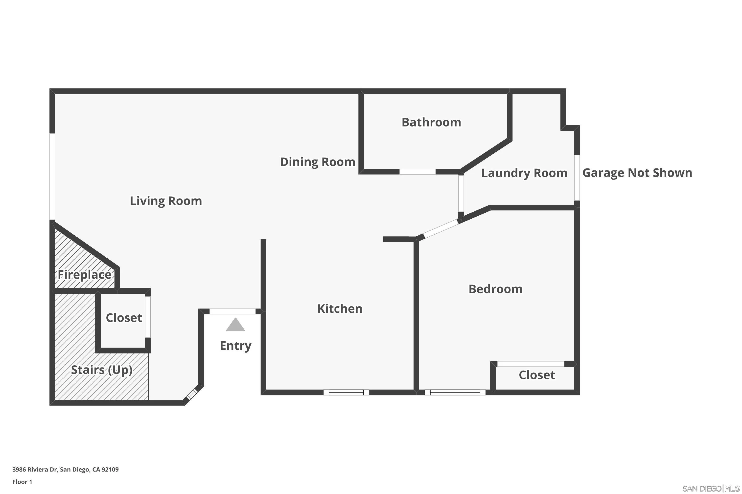 3986 Riviera Drive San Diego, CA 92109 - Photo 34 of 35 a picture of a floor plan