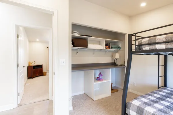 a room with storage and utility