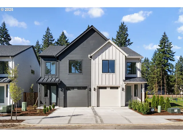a view of a house with a street