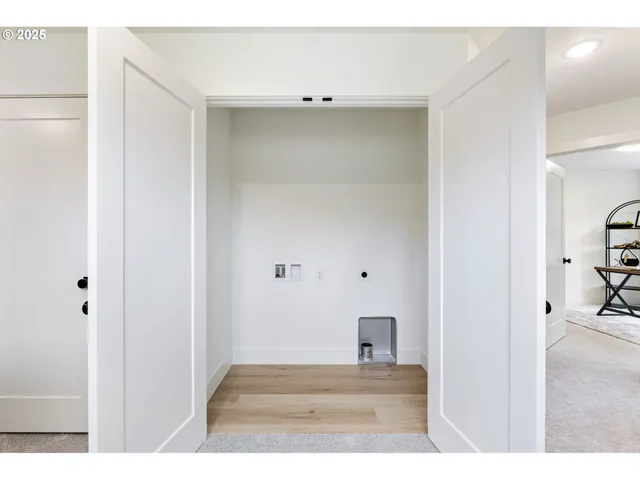 a view of backyard with a garden and deck