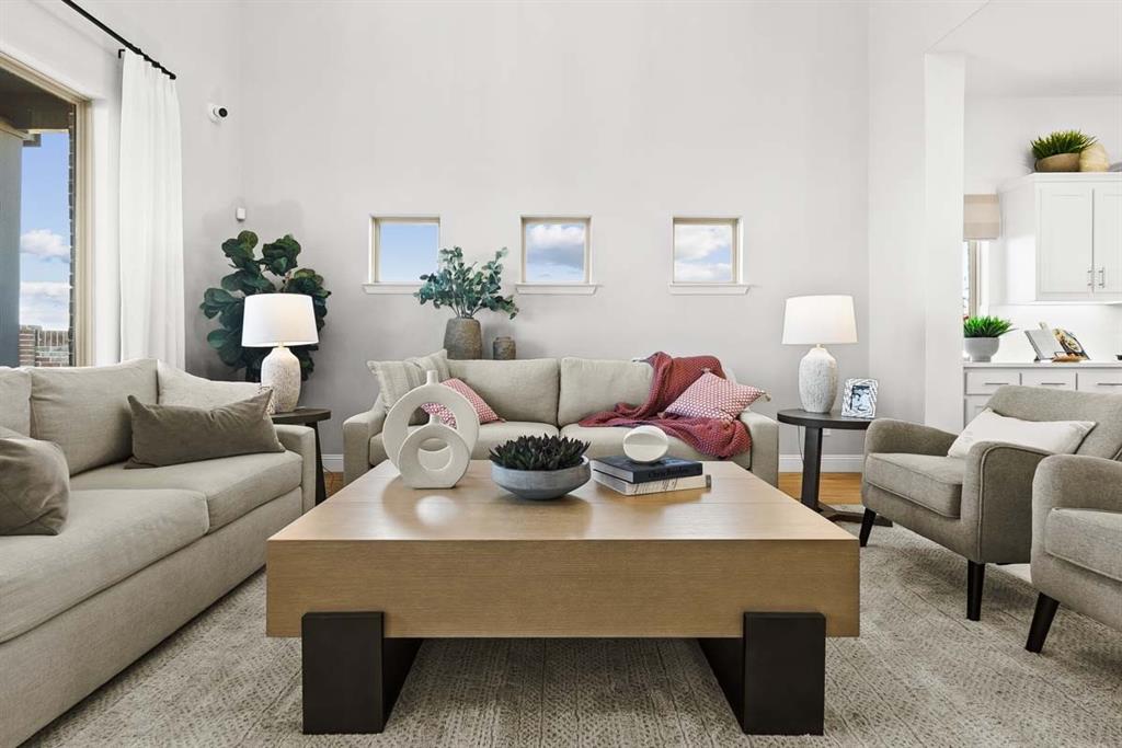 1439 Canadian Lane Van Alstyne, TX 75495 - Photo 10 of 21 a living room with furniture potted plant and a window