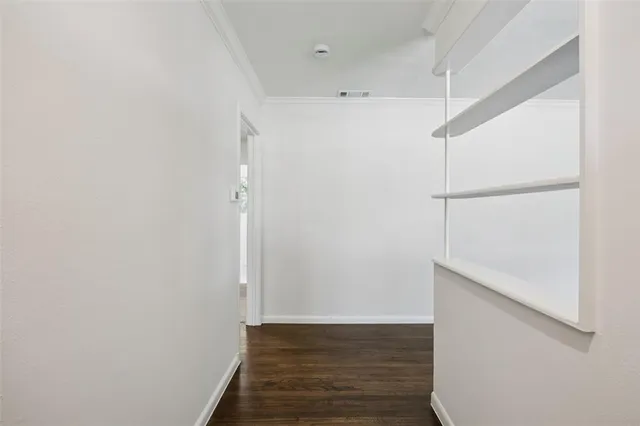 a view of an empty room