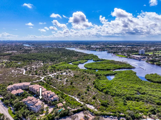 a view of city and ocean