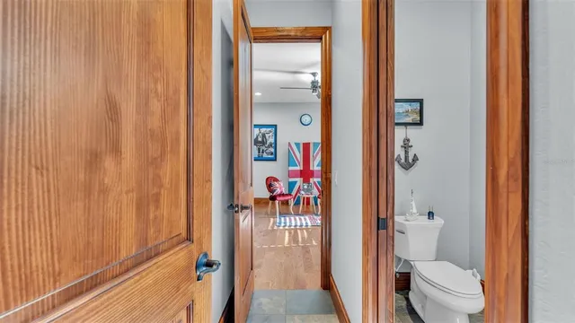 a living room filled with furniture