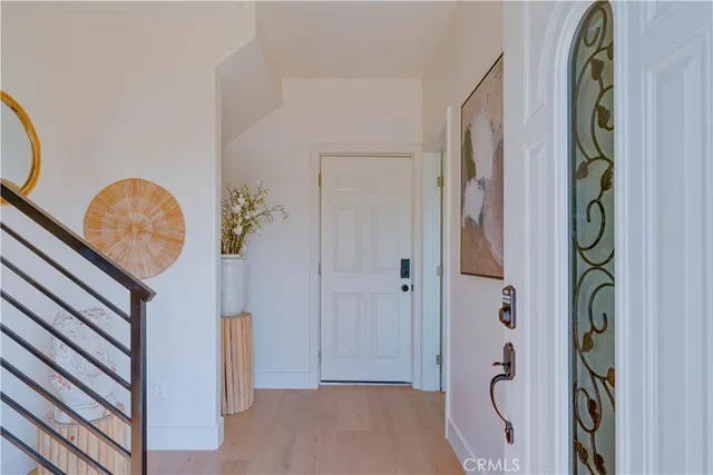a front view of a house with entryway