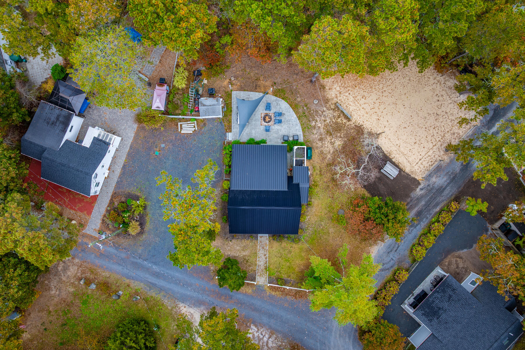 262 Old Wharf Road, Unit 87 Dennis Port, MA 02639 - Photo 35 of 39 an aerial view of a house
