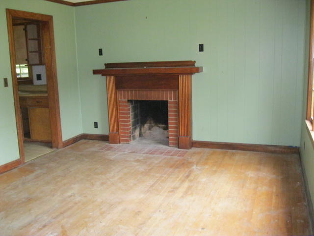 73 Highland Farm Road Callaway, VA 24067 - Photo 7 of 17 a view of an empty room with a fireplace
