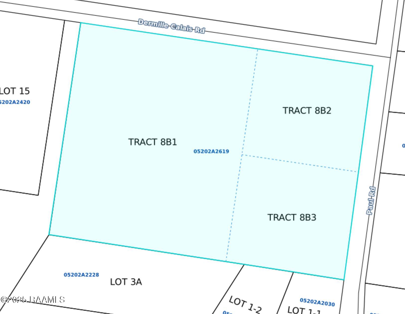 Tbd East Dermelie Calais Road East Breaux Bridge, LA 70517 - Photo 3 of 3 tax assessor map