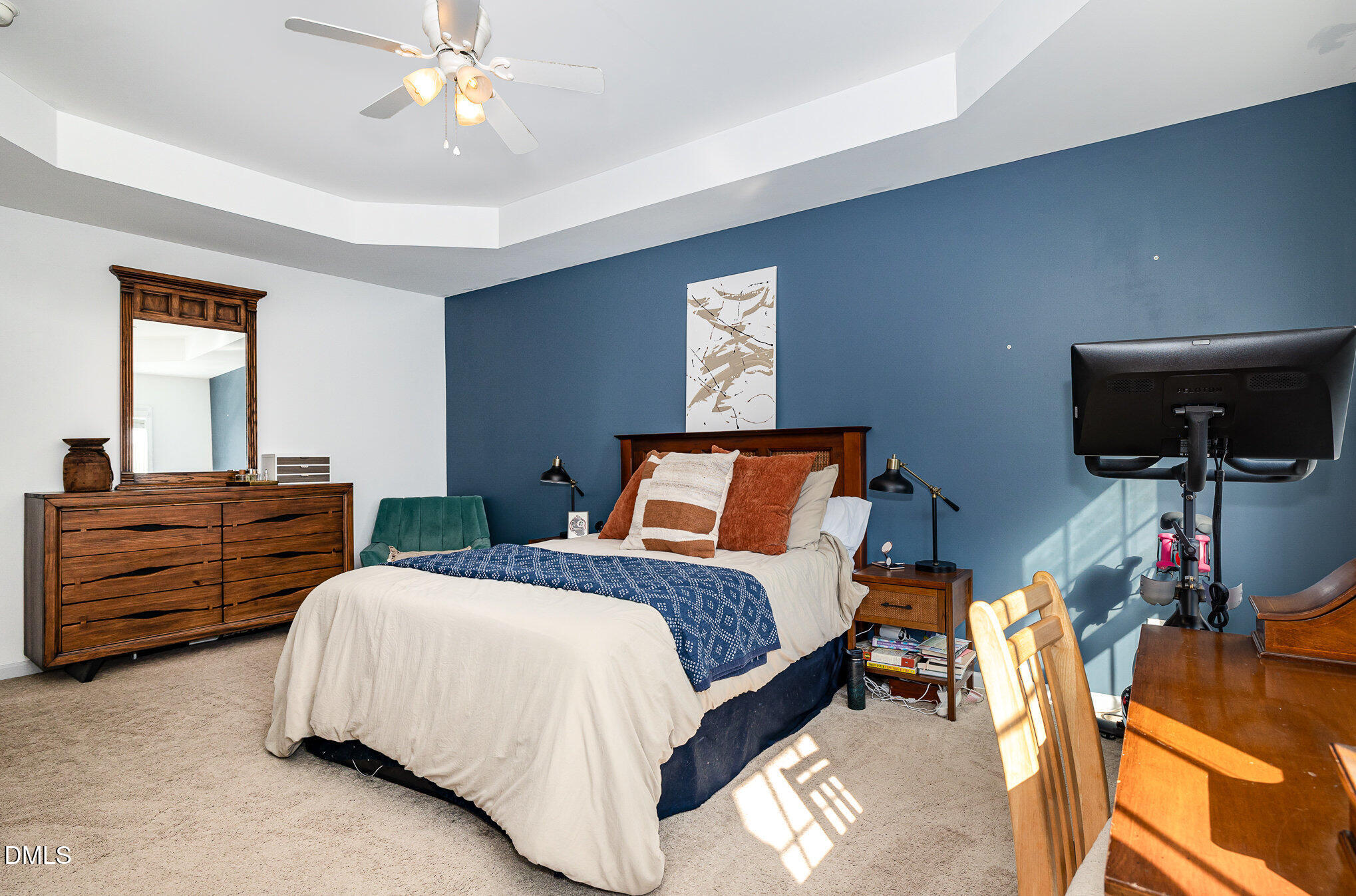 513 Dragby Lane Raleigh, NC 27603 - Photo 16 of 30 a bedroom with a bed and furniture