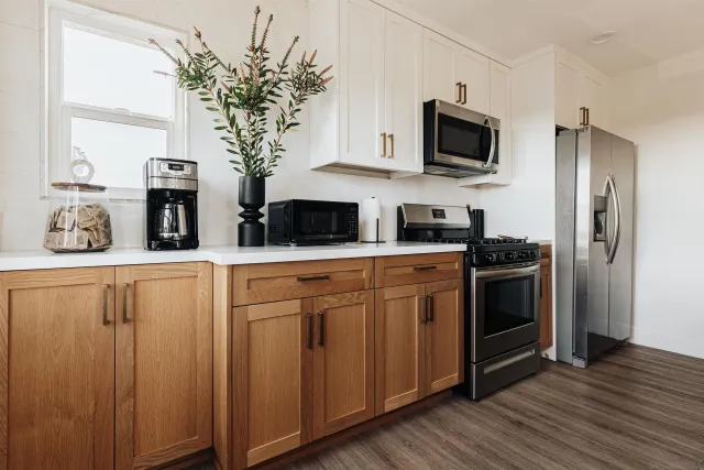 a view of a entryway with wooden floor