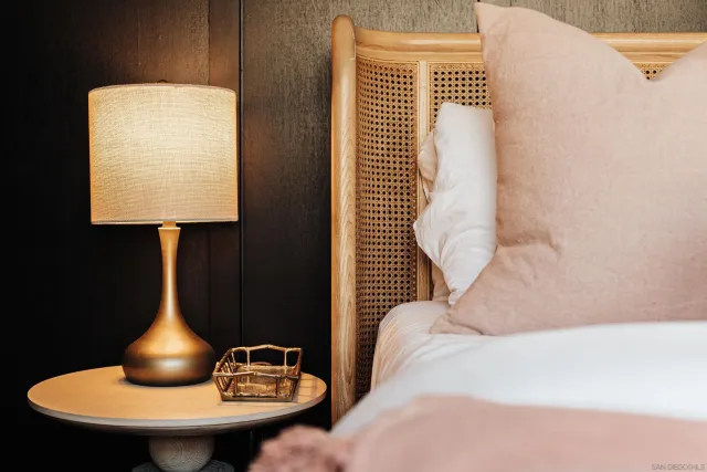 a view of towel hanging in floor