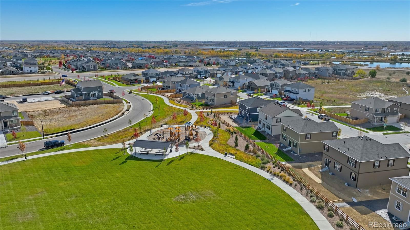 4202 Sandstone Drive Mead, CO 80504 - Photo 18 of 18 an aerial view of a residential houses with outdoor space
