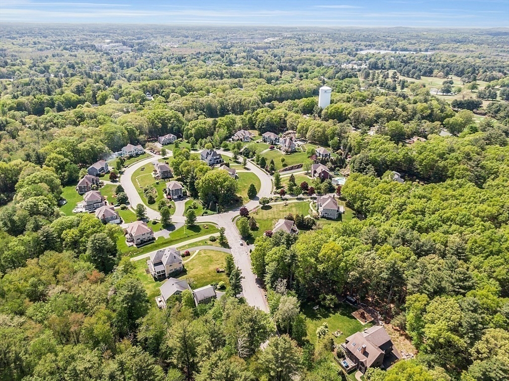 3 Valley Road North Reading, MA 01864 - Photo 36 of 42 an aerial view of residential houses with outdoor space and trees