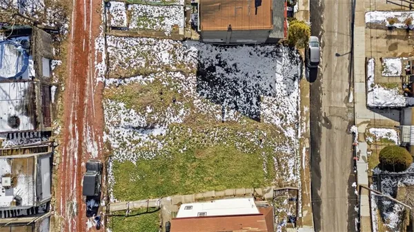 a city view with tall buildings