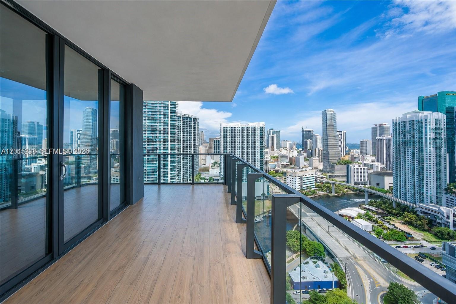 88 Southwest 7th Street, Unit 1511 Miami, FL 33130 - Photo 5 of 19 Large wrap around Balcony