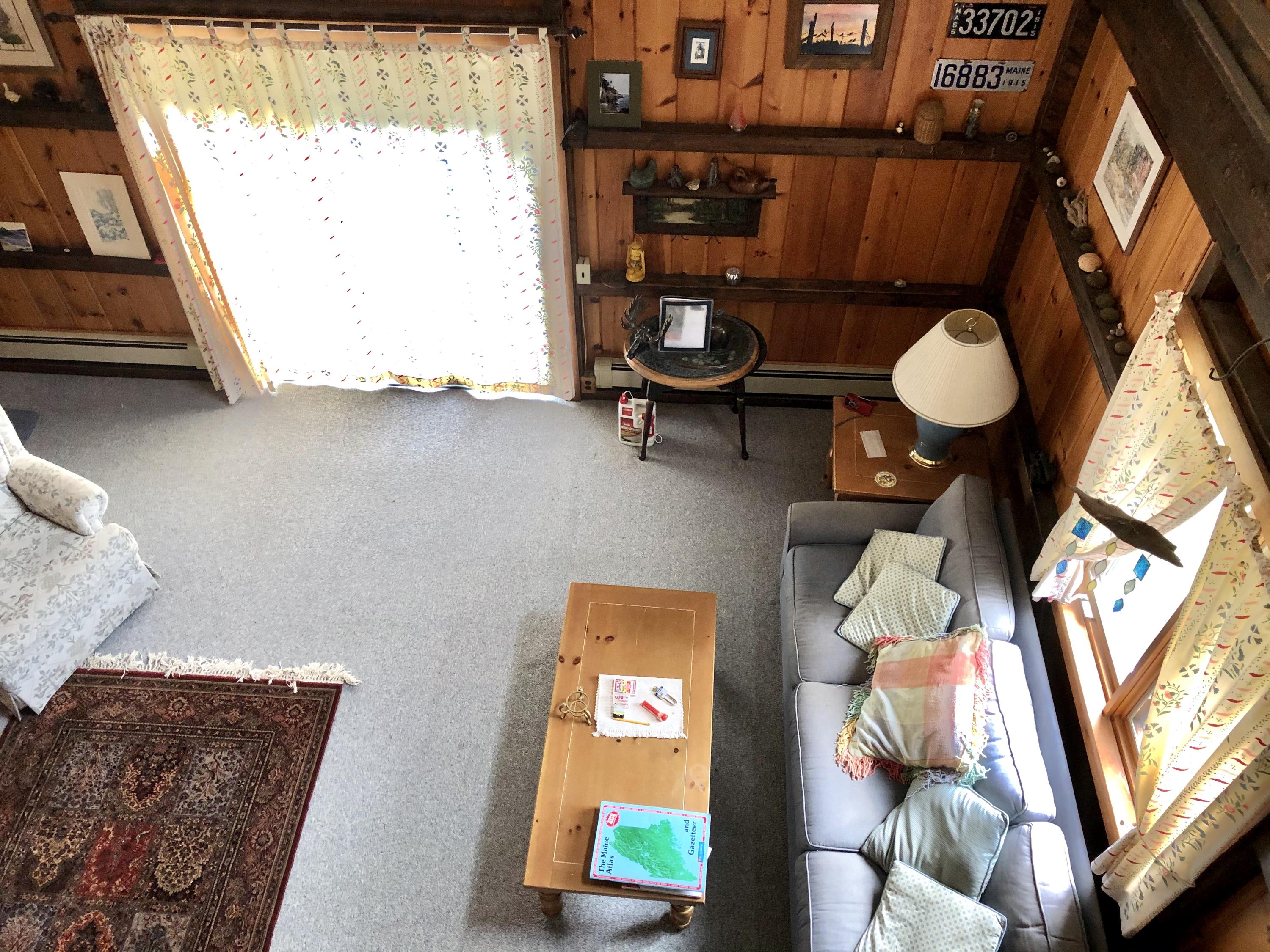 4 Lyford Road Bernard, ME 04612 - Photo 10 of 49 Looking down at living room