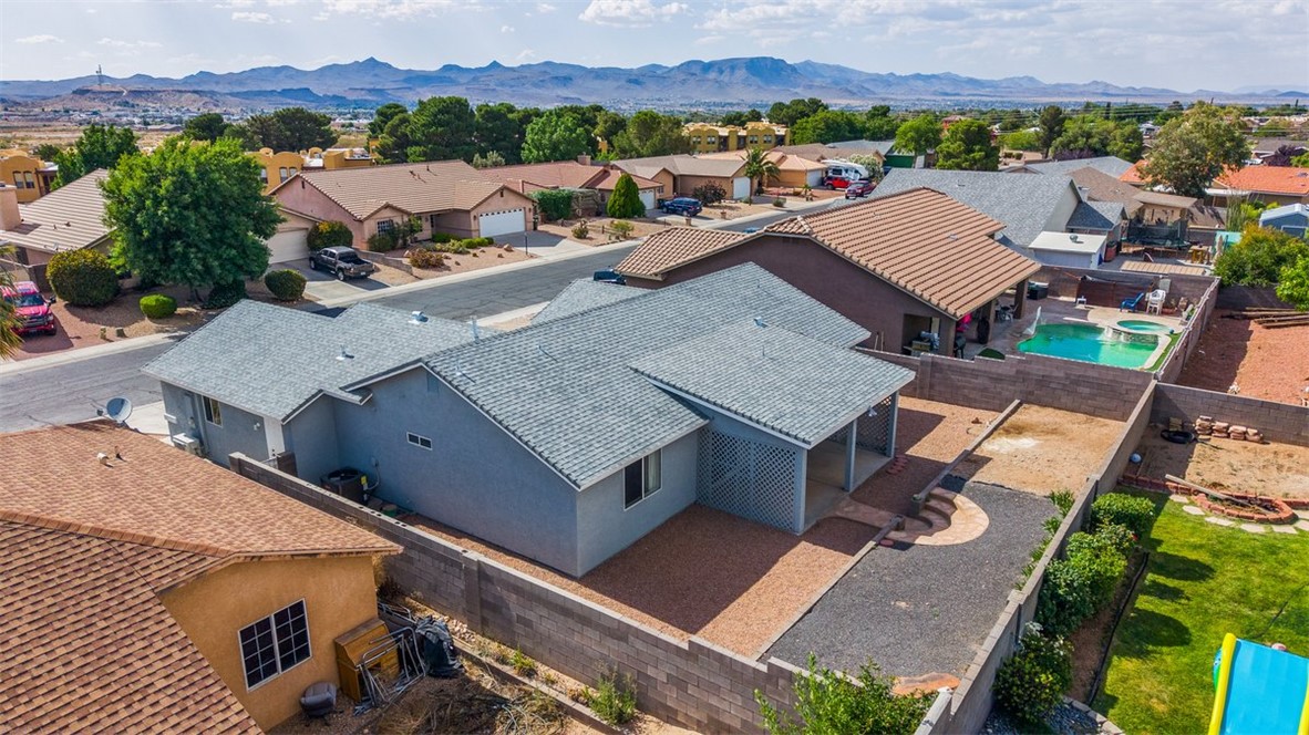 2144 Ridgeview Road Kingman, AZ 86401 - Photo 47 of 49 an aerial view of a house with a mountain