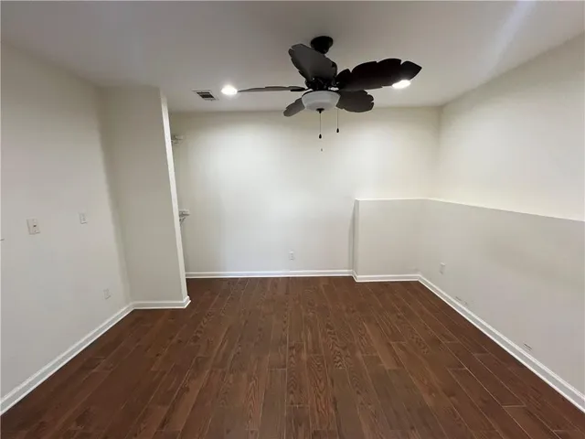 wooden floor in an empty room