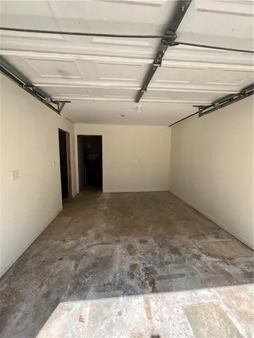 a view of a room with an empty space