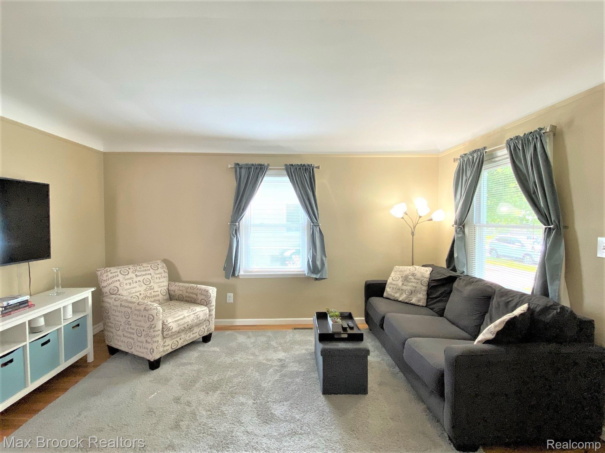 2056 Princeton Road Berkley, MI 48072 - Photo 3 of 27 Spacious living area with two windows to let in natural light