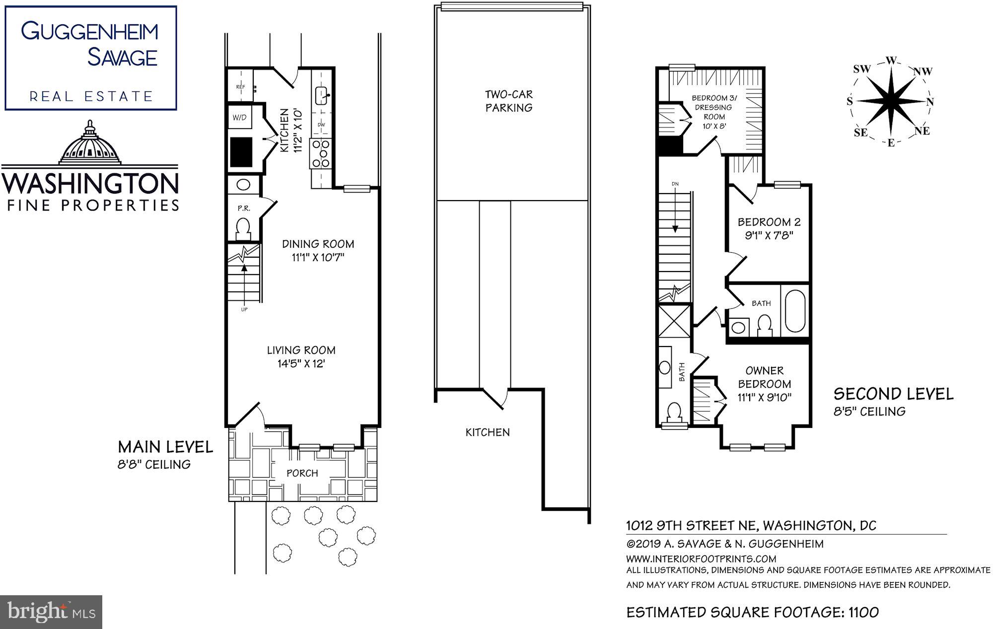 1012 9th Street Northeast Washington, DC 20002 - Photo 15 of 15 Floor Plan