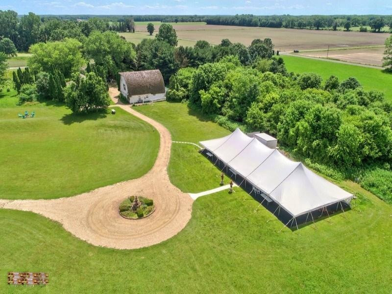 3223 Kaiser Road Three Oaks, MI 49128 - Photo 2 of 24 Drone tent & barn