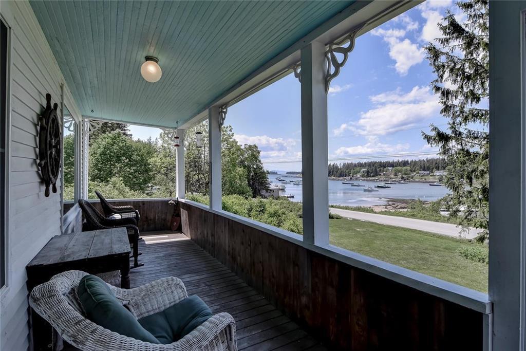 38 Fifield Point Road Stonington, ME 04681 - Photo 6 of 41 View from the Covered Porch