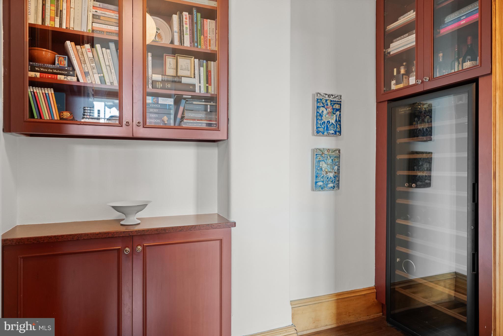 2853 Ontario Road Northwest, Unit 421 Washington, DC 20009 - Photo 14 of 33 Large wine fridge in kitchen