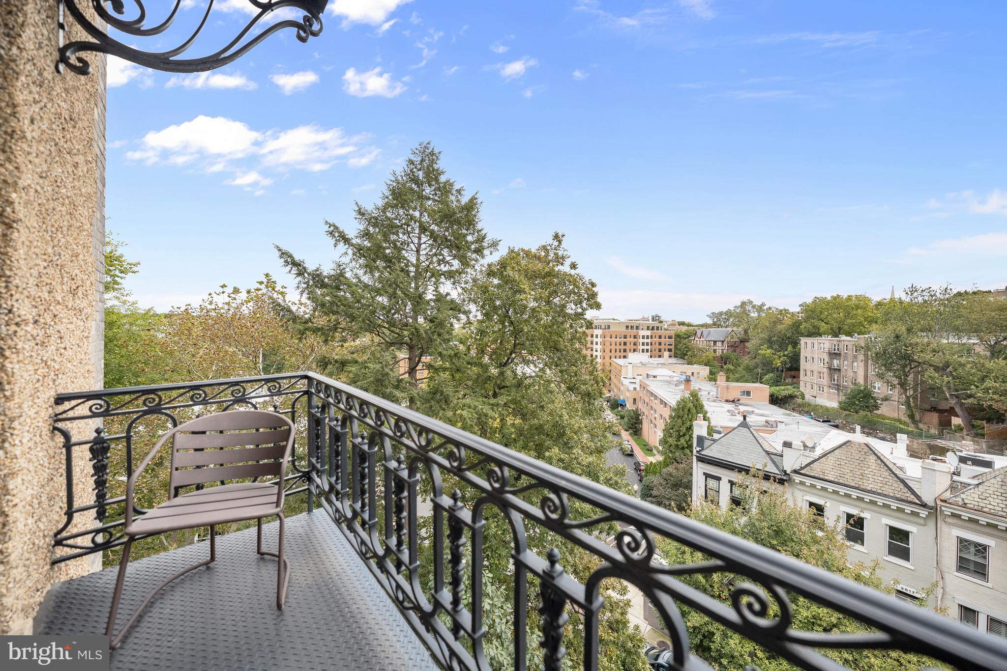 2853 Ontario Road Northwest, Unit 421 Washington, DC 20009 - Photo 5 of 33 Balcony accessed via Jefferson windows