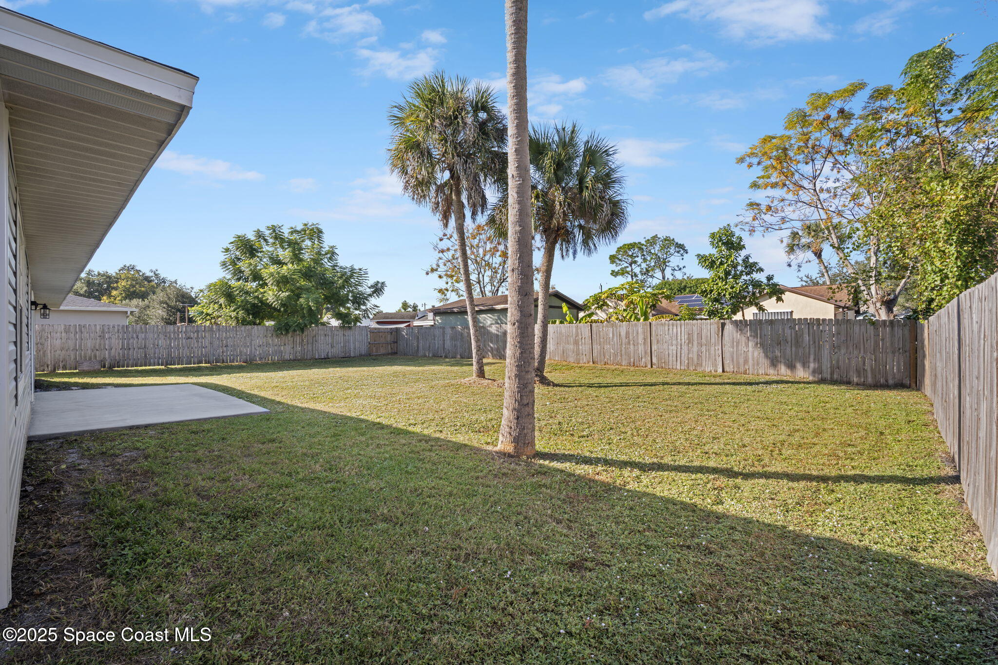 5130 Carter Street Cocoa, FL 32927 - Photo 28 of 33 a view of backyard with green space