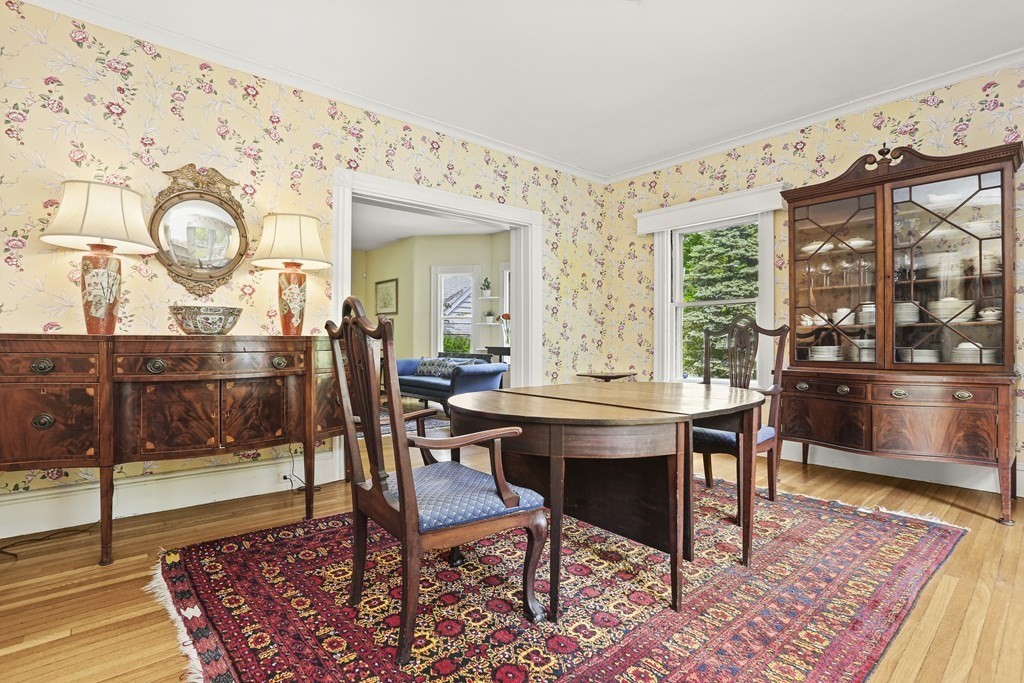 37 Glen Road Wellesley, MA 02481 - Photo 3 of 39 a view of a dining room and hall with furniture