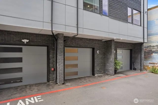 a view of a house with door