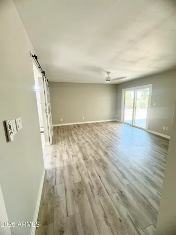 wooden floor in an empty room